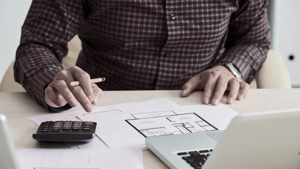 projekt mieszkania 50m