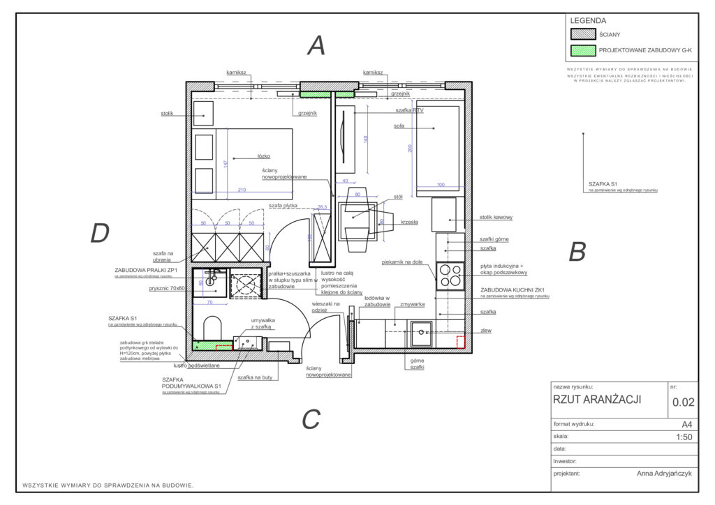 uklad funkcjonalny mieszkania